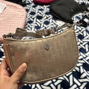 Lululemon mini shoulder bag city essential monogram jacquard